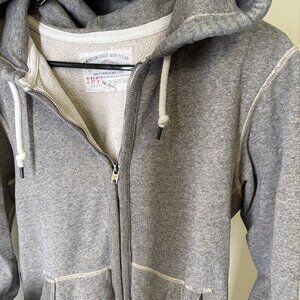 American Eagle AE Outfitters grey zip front hoodie S